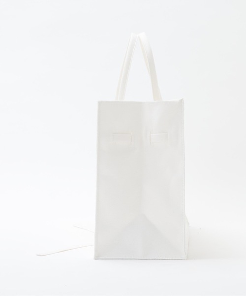 SEA(シー)の「キャンバス パロディーバッグ L(トートバッグ・レディース・ブラック/ホワイト・ONE SIZE)」の9枚目の写真