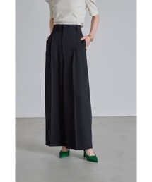 &. NOSTALGIA | センタープレスワイドタックパンツ(その他パンツ)