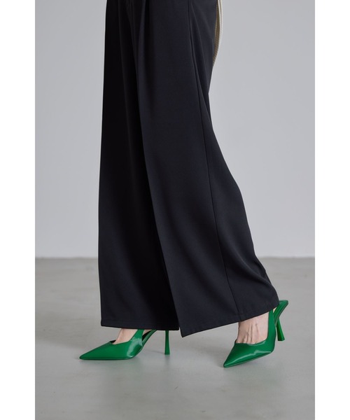 &. NOSTALGIA(アンドドットノスタルジア)の「センタープレスワイドタックパンツ(その他パンツ・レディース・ライトベージュ/ブラック/グレー/ピンク・S/M)」の21枚目の写真