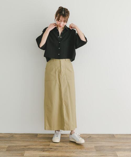 ITEMS URBANRESEARCH(アイテムズ アーバンリサーチ)の「ドットボタンシアーシャツ(シャツ/ブラウス・レディース・オフホワイト/ブルー/ブラック・FREE)」の21枚目の写真