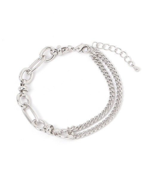 studio CLIP（スタディオクリップ）の「ミックスチェーンブレス（ブレスレット・レディース・その他1/その他2・FREE）」の2枚目の写真