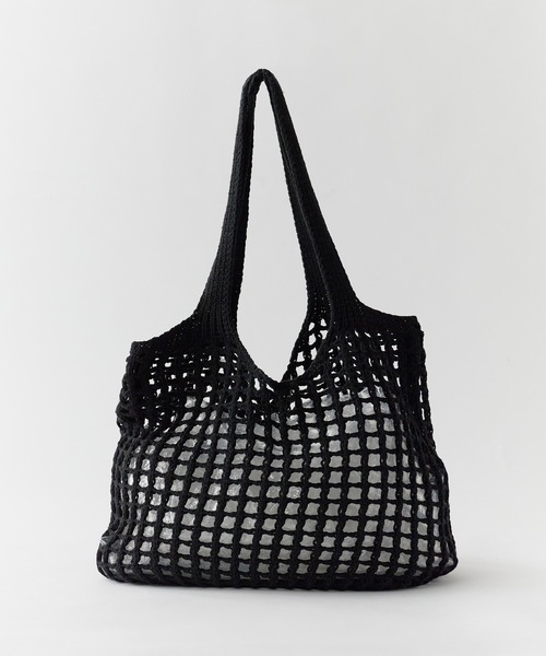 ROOPTOKYO(ループトウキョウ)の「かぎ編み ショルダーバッグ(ショルダーバッグ・レディース・ブラック/ホワイト/ベージュ/キャメル/グリーン/レッド・FREE)」の9枚目の写真