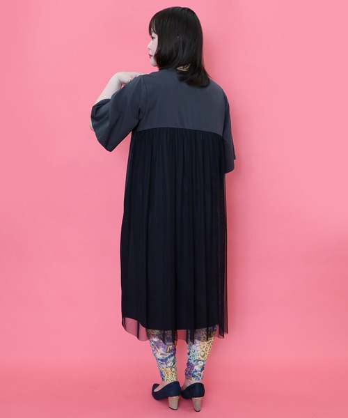 ScoLar（スカラー）の「151652：スカラー×コラージュ柄 チュール重ね