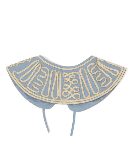 niko and...（ニコアンド）の「オリジナルアソート刺繍付け襟（付け襟・レディース・ライトブルー/アイボリー/グレー・0）」の4枚目の写真