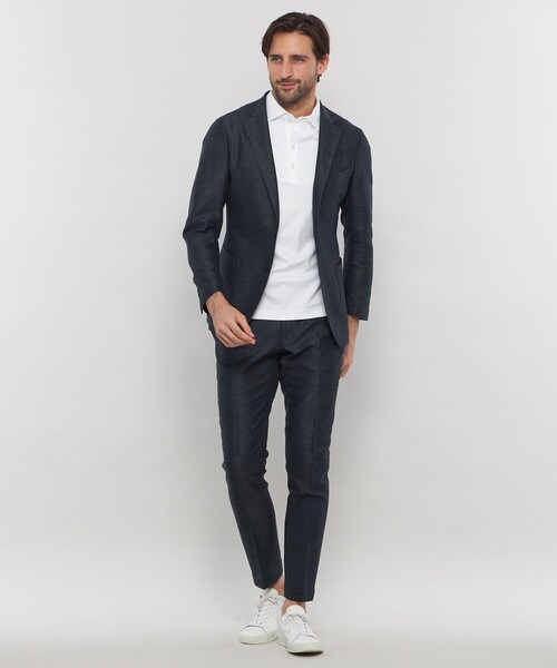 MACKINTOSH LONDON（マッキントッシュ ロンドン）の「【BREASY JACKET】LENO CLOTH セットアップジャケット（テーラードジャケット・メンズ・グレー/ブルー系その他7/グレー系その他2/ベージュ系その他2・36/38/40）」の7枚目の写真