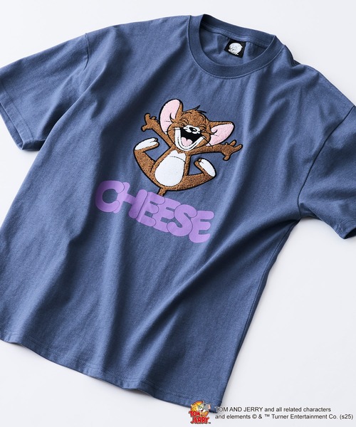 Tom&Jerry(トムアンドジェリー)の「【TOM AND JERRY/トムとジェリー】オリジナルデザインTシャツ ジェリー タフィー ドロップショルダー ビッグシルエット ユニセックス(Tシャツ/カットソー・メンズ・ベージュ系その他/ベージュ系その他2/ホワイト系その他3/パープル系その他3/ホワイト系その他2/ブルー系その他/ベージュ系その他5/ホワイト系その他4/パープル系その他5/ブラック系その他4/ブルー系その他7/ホワイト系その他7/ベージュ系その他6/ブラック系その他6・SMALL/LARGE/MEDIUM/X-LARGE)」の11枚目の写真