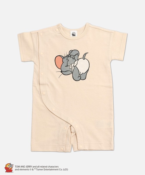 Tom＆Jerry（トムアンドジェリー）の「〈トムとジェリー〉半袖カバーオール（ロンパース・キッズ・B/A/D/C・80ｃｍ/70cm/60cm）」の3枚目の写真