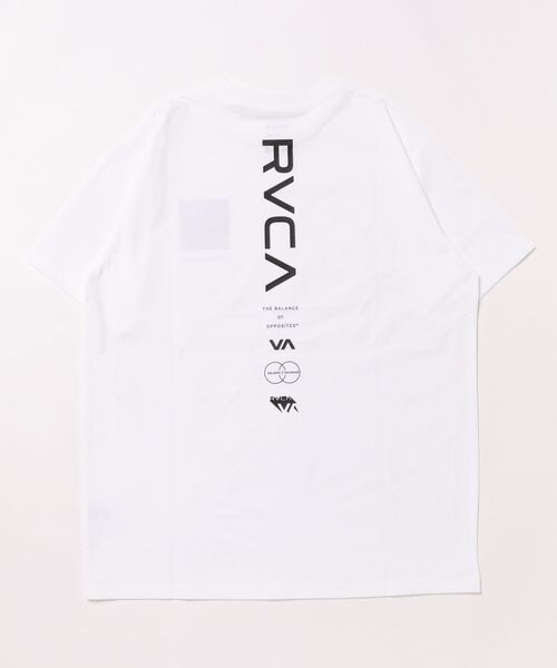 RVCA（ルーカ）の「RVCA メンズ ILL RVCA ESCAPE SFST サーフTシャツ 【2025年春夏モデル】/ルーカバックプリント半袖ラッシュガード(水着)（ラッシュガード・メンズ・ホワイト/グレー系その他/ブラック・X-LARGE/LARGE/MEDIUM/SMALL）」の4枚目の写真