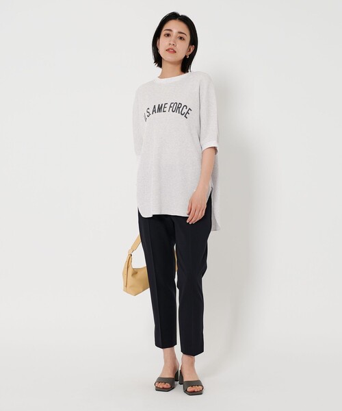 AMERICANA Navy EAGLES ショートスリーブ スウェット　M AMERICANA Americana アメリカーナ ワイドスリーブTチュニック