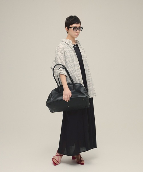 eL(エル)の「【eL】Cotton Boil Sleeveless One-piece/326086(ワンピース・レディース・ブラック/ボルドー・FREE)」の7枚目の写真