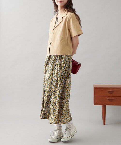 GEVACO（ゲバコ）の「【GEVACO】テーラー半袖ジャケット（その他アウター・レディース・ベージュ/ネイビー・ONE SIZE）」の20枚目の写真