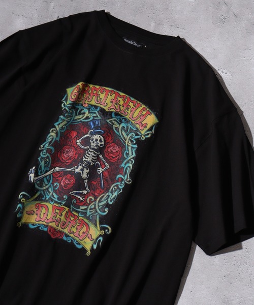 Grateful Dead(グレイトフルデッド)の「Grateful Dead プリント半袖Tシャツ(Tシャツ/カットソー・メンズ・ブラック系1/ブラック系2/ブラック系3/グレー系1/グレー系3/グレー系2・L/M)」の2枚目の写真