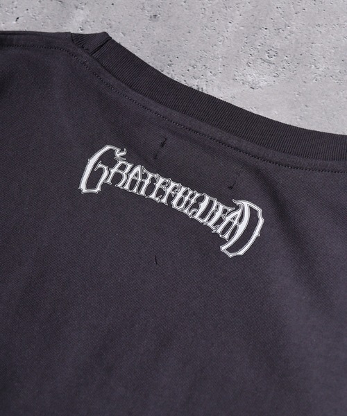 Grateful Dead(グレイトフルデッド)の「Grateful Dead プリント半袖Tシャツ(Tシャツ/カットソー・メンズ・ブラック系1/ブラック系2/ブラック系3/グレー系1/グレー系3/グレー系2・L/M)」の22枚目の写真