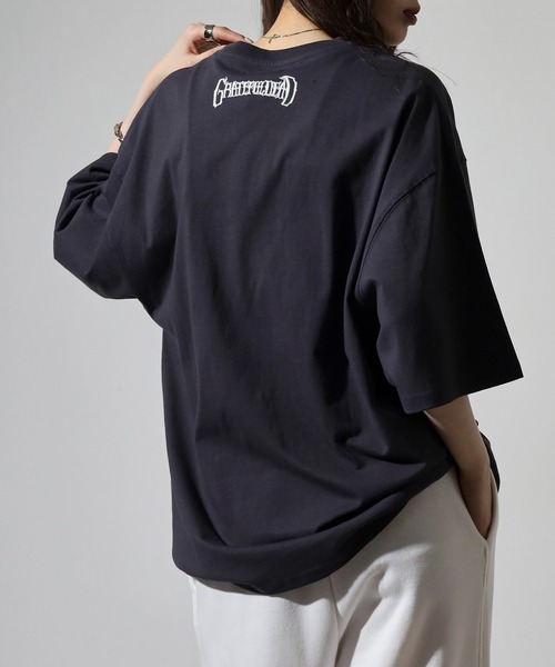 Grateful Dead(グレイトフルデッド)の「Grateful Dead プリント半袖Tシャツ(Tシャツ/カットソー・メンズ・ブラック系1/ブラック系2/ブラック系3/グレー系1/グレー系3/グレー系2・L/M)」の15枚目の写真