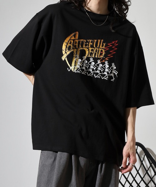 Grateful Dead(グレイトフルデッド)の「Grateful Dead プリント半袖Tシャツ(Tシャツ/カットソー・メンズ・ブラック系1/ブラック系2/ブラック系3/グレー系1/グレー系3/グレー系2・L/M)」の19枚目の写真