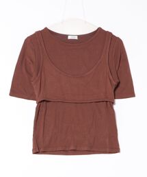 LOWRYS FARM | ブラセットTEE 325103(Tシャツ/カットソー)