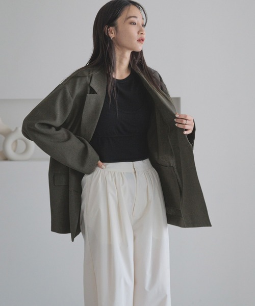 LOWRYS FARM（ローリーズファーム）の「ブラセットTEE 325103（Tシャツ/カットソー・レディース・ブラウン/ブラック・FREE）」の7枚目の写真