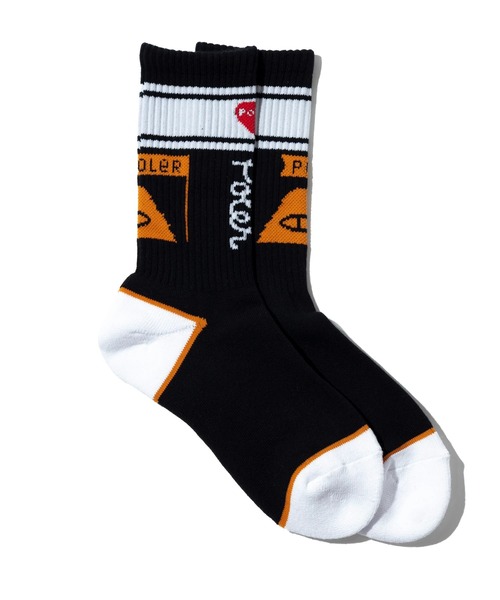 POLeR(ポーラー)の「POLeR/ポーラー POLeR×GSC FURRY HEART SOCKS(ソックス/靴下・メンズ・ブラック/ホワイト・FREE)」の10枚目の写真