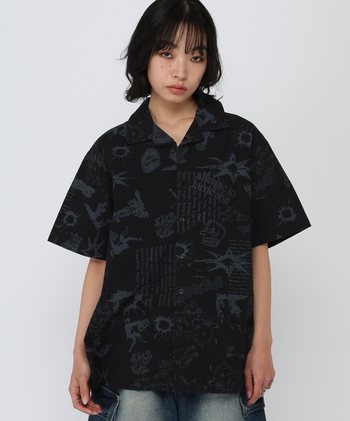 【UNISEX】BROWNBREATH／SCRIBBLEシャツ