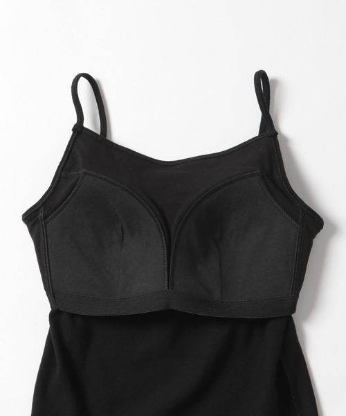 bijorie（ビジュリィ）の「【bijorie】カップ付き モチモチコットンスクエアキャミ／NEW BASIC series（インナーウェア/肌着・レディース・ブラック/ナチュラル/ラベンダー・MEDIUM/LARGE/LG）」の10枚目の写真