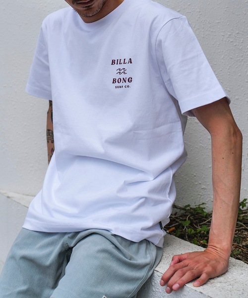 BILLABONG(ビラボン)の「BILLABONG メンズ ONE TIME Tシャツ 【2025年春夏モデル】/ビラボンバックプリントクルーネック半袖Tシャツ(Tシャツ/カットソー・メンズ・ブラック/ホワイト/ネイビー/クリーム/ホワイト系その他/グリーン系その他・SMALL/X-LARGE/LARGE/MEDIUM)」の2枚目の写真