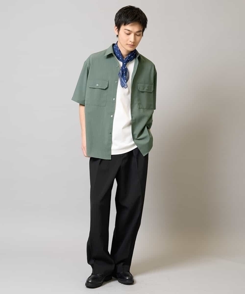 a.v.v(アーヴェヴェ)の「【速乾/イージーケア】2タックワイドイージースラックス【夏リライト】(その他パンツ・メンズ・ブラック・46/48/50)」の3枚目の写真