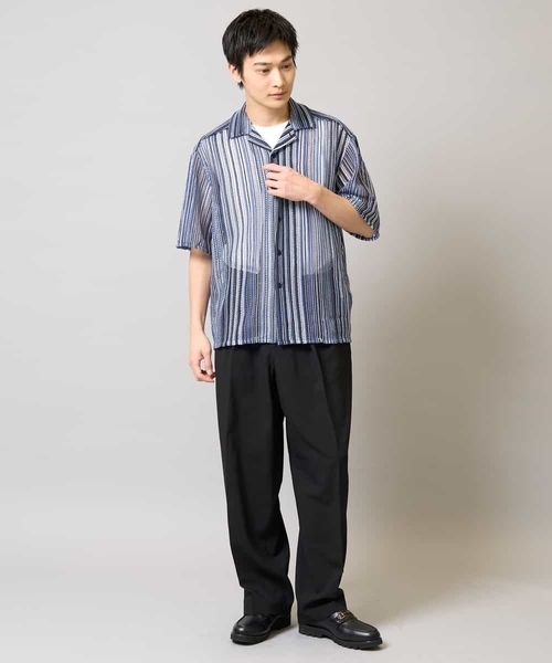 a.v.v(アーヴェヴェ)の「【速乾/イージーケア】2タックワイドイージースラックス【夏リライト】(その他パンツ・メンズ・ブラック・46/48/50)」の15枚目の写真