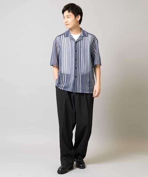 a.v.v(アーヴェヴェ)の「【速乾/イージーケア】2タックワイドイージースラックス【夏リライト】(その他パンツ・メンズ・ブラック・46/48/50)」の16枚目の写真