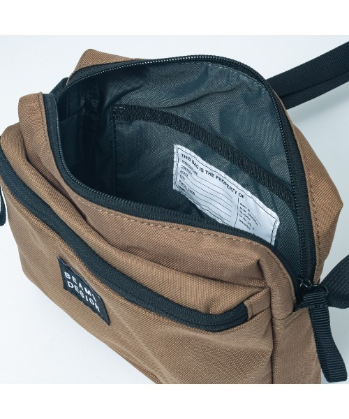 BEAMS DESIGN(ビームス デザイン)の「BEAMSDESIGN(ビームスデザイン)Every One ショルダーバッグ(ショルダーバッグ・メンズ・ブラック/グレー/ベージュ/パープル/ブラウン・FREE)」の9枚目の写真