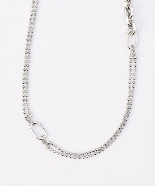 K.T KIYOKO TAKASE(キヨコタカセ)の「ミックスチェーン ネックレス(ネックレス・レディース・シルバー・FREE)」の3枚目の写真