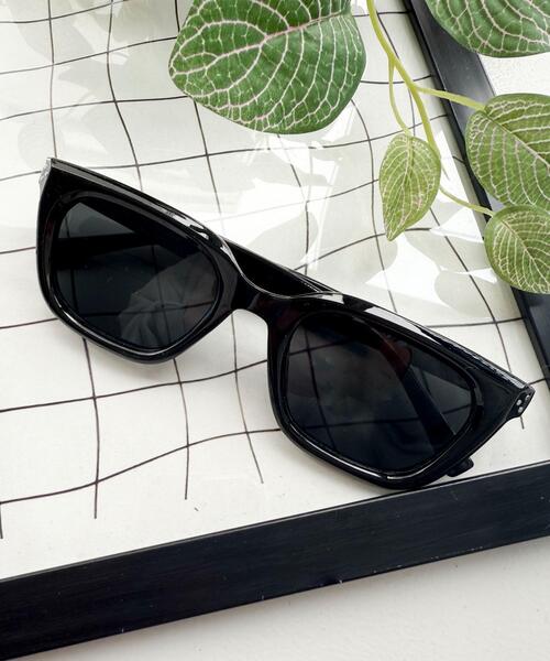 WEGO(ウィゴー)の「WEGO/カラーレンズウェリントン(サングラス・レディース・ブルー/ブラウン/ブラック/その他1/ブラック系その他・FREE)」の2枚目の写真