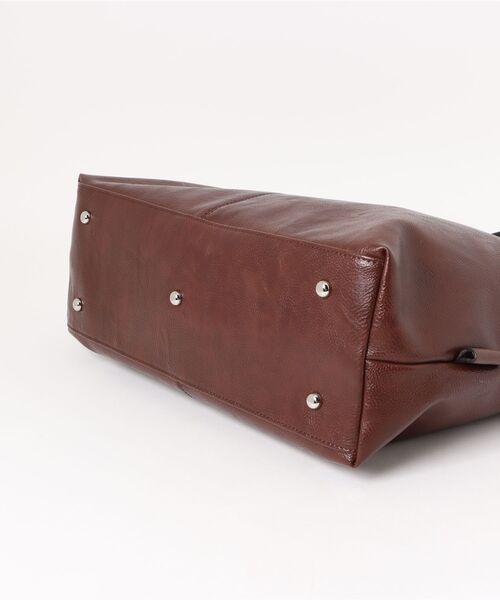 Un coeur（アンクール）の「カラーズ トートバッグ（トートバッグ・メンズ・ネイビー/ブラック/キャメル/グレー/ブラウン・FREE）」の6枚目の写真