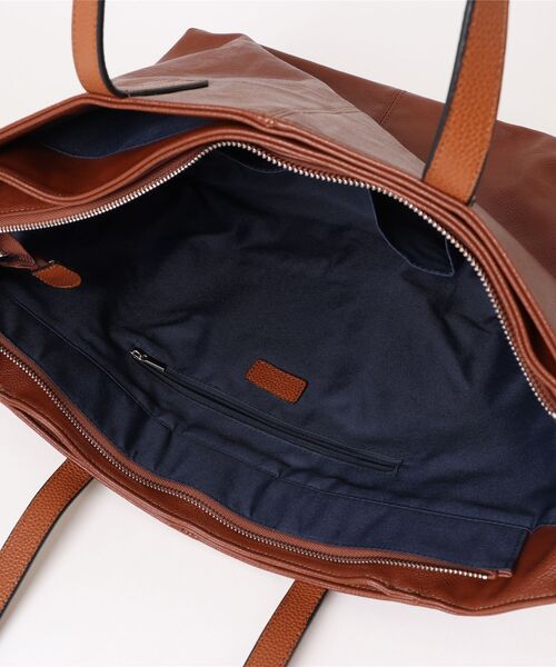 Un coeur（アンクール）の「カラーズ トートバッグ（トートバッグ・メンズ・ネイビー/ブラック/キャメル/グレー/ブラウン・FREE）」の8枚目の写真