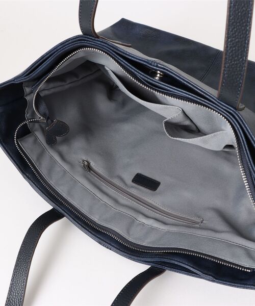 Un coeur（アンクール）の「カラーズ トートバッグ（トートバッグ・メンズ・ネイビー/ブラック/キャメル/グレー/ブラウン・FREE）」の10枚目の写真