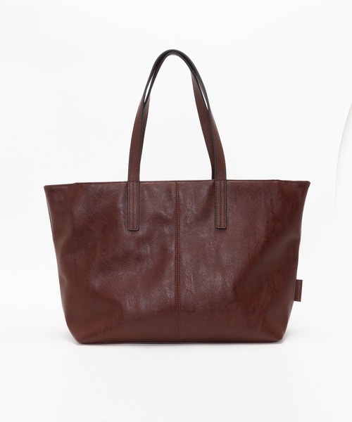 Un coeur（アンクール）の「カラーズ トートバッグ（トートバッグ・メンズ・ネイビー/ブラック/キャメル/グレー/ブラウン・FREE）」の3枚目の写真