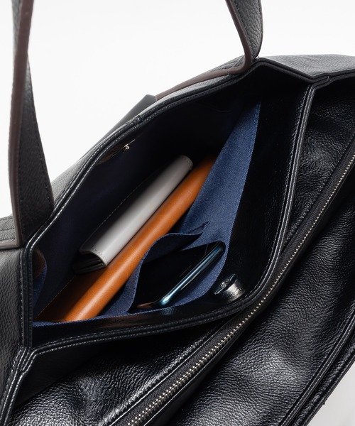 Un coeur（アンクール）の「カラーズ トートバッグ（トートバッグ・メンズ・ネイビー/ブラック/キャメル/グレー/ブラウン・FREE）」の18枚目の写真