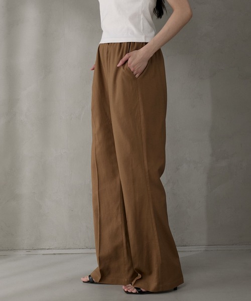 Tank tunic & center pleat slacks set up / タンクチュニック