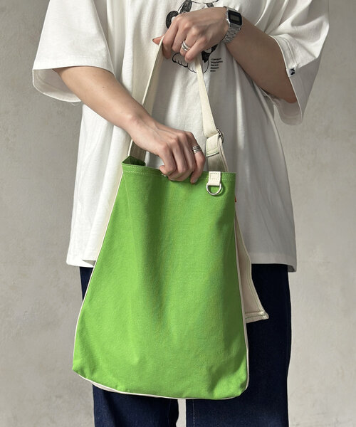 グリーン キャンバス トートバッグ NO8892AW02309_fw_thumbM.jpg