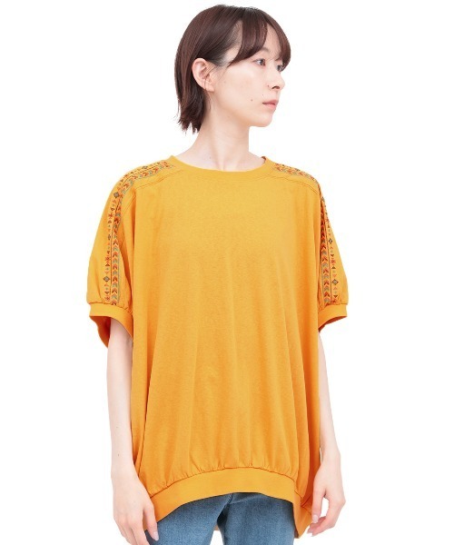 チチカカ（チチカカ）の「ドルマンプルオーバー（Tシャツ/カットソー・レディース・マスタード/オートミール/ブラック/グリーン・FREE）」の17枚目の写真