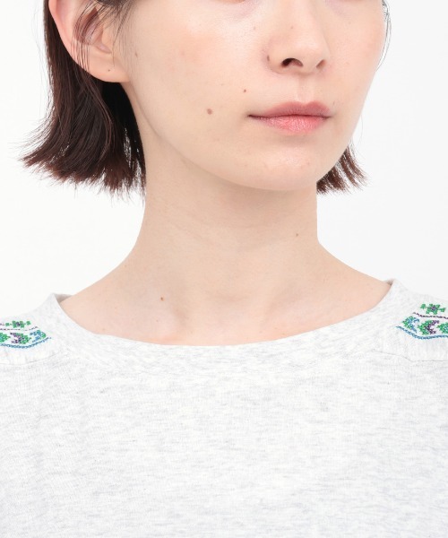 チチカカ（チチカカ）の「ドルマンプルオーバー（Tシャツ/カットソー・レディース・マスタード/オートミール/ブラック/グリーン・FREE）」の22枚目の写真