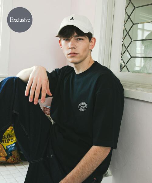 BROOKS BROTHERS（ブルックスブラザーズ）の「『別注』BROOKS BROTHERS×UR　OVAL LOGO S/S T-SHIRTS（Tシャツ/カットソー・メンズ・ブラック/ホワイト/ネイビー・MEDIUM/LARGE/X-LARGE）」の2枚目の写真