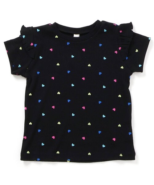 apres les cours（アプレレクール）の「【ジュニア対応】袖フリル半袖Tシャツ/7days Style（Tシャツ/カットソー・キッズ・アイボリー/サックスブルー/ブラック/レッド/ドット/その他3・80/90/100/110/120/130/140）」の20枚目の写真