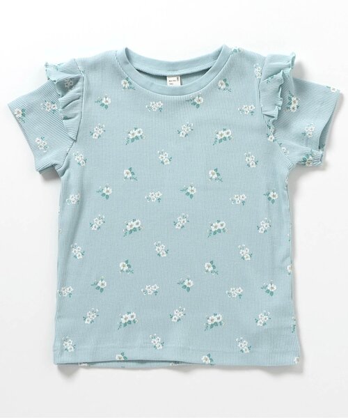 apres les cours（アプレレクール）の「【ジュニア対応】袖フリル半袖Tシャツ/7days Style（Tシャツ/カットソー・キッズ・アイボリー/サックスブルー/ブラック/レッド/ドット/その他3・80/90/100/110/120/130/140）」の22枚目の写真