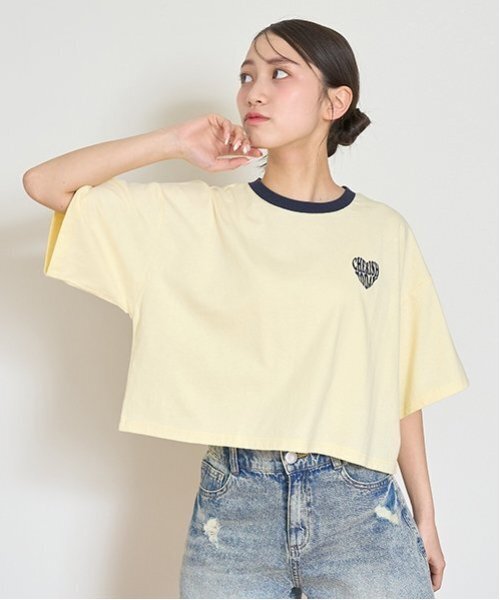 セール】【LTXC】【GOODPRICE】【綿100％】ハートリンガーTシャツ（T