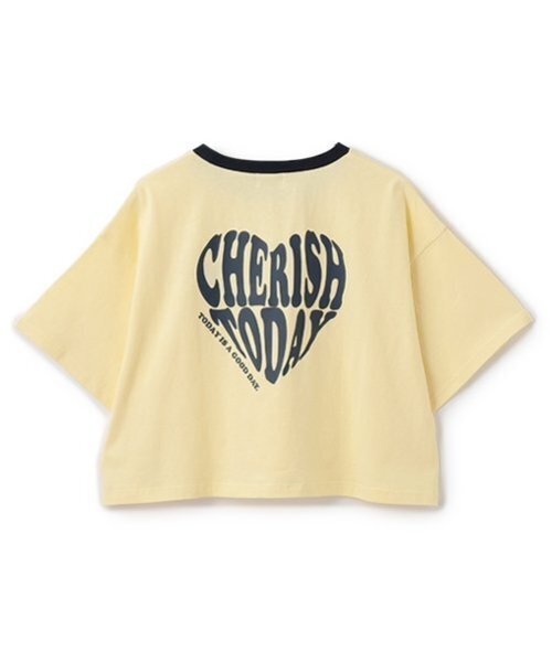 LOVETOXIC（ラブトキシック）の「【LTXC】【GOODPRICE】【綿100％】ハートリンガーTシャツ（Tシャツ/カットソー・キッズ・レッド/オフホワイト/ネイビー/イエロー/ブラック・L:160cm/S:140cm/M:150cm）」の17枚目の写真