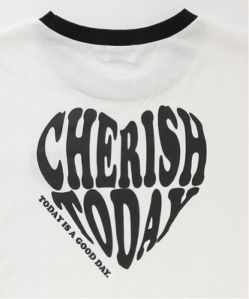 LOVETOXIC（ラブトキシック）の「【LTXC】【GOODPRICE】【綿100％】ハートリンガーTシャツ（Tシャツ/カットソー・キッズ・レッド/オフホワイト/ネイビー/イエロー/ブラック・L:160cm/S:140cm/M:150cm）」の22枚目の写真