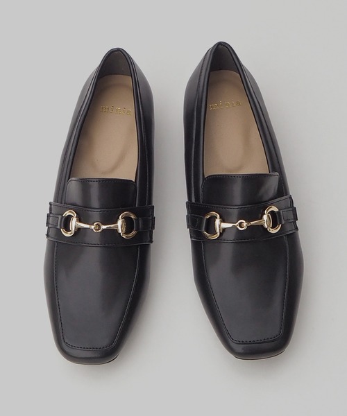 minia（ミニア）の「ワンポイントローファー（ローファー・レディース・ブラック/ベージュ/ブラック系2/アイボリー・L/M/S/LL）」の15枚目の写真