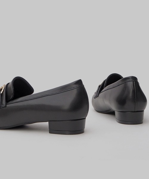 minia（ミニア）の「ワンポイントローファー（ローファー・レディース・ブラック/ベージュ/ブラック系2/アイボリー・L/M/S/LL）」の6枚目の写真