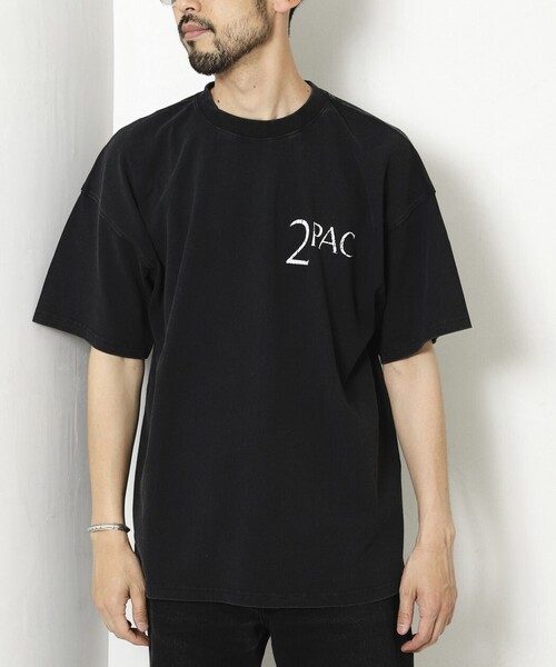 A.P.C. × FREAK'S STORE別注Tシャツ ブラック / Sサイズ セール】【EXCLUSIVE】2pac S/S Tee/トゥパック ショート