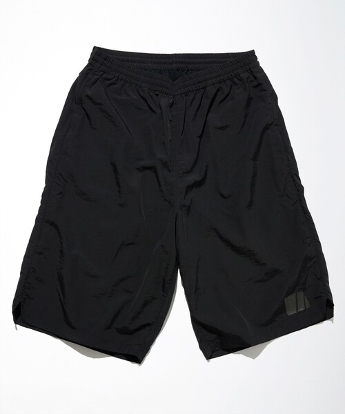 ALOUND ベンチレーションナイロンショーツ ブラック CAHLUMN/カウラム Recycled Nylon Track Shorts/リサイクル